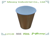 Silver 7.5oz Disposable Coated Paper Cups For Hot Water Drinking supplier